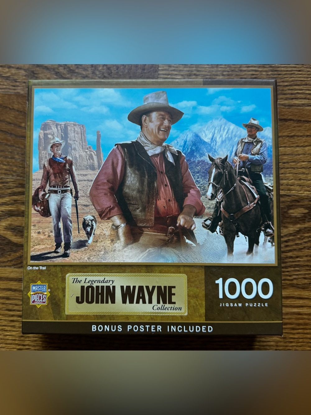 John Wayne 1000 Piece Puzzle MasterPieces On the Trail NEW SEALED Western
